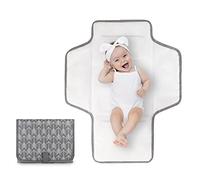 Matelas à langer pour bébé, coussin intégré New Born Essentials pour bébés, matelas à langer pliable et étanche, matelas à langer portable pour nouveau-nés filles et garçons Cypreason