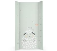 Matelas a langer pour bébé KikkaBoo SLEEPY SHEEP, matelas a langer en PVC souple 80x50 cm, imperméable et portable, vert