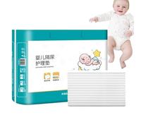 Matelas À Langer | Protections Imperméables Étanches Anti-Fuites | Lot de 40 Serviettes de Change Douces | Pour Maison Voyage Chambre Poussette Voiture Avion