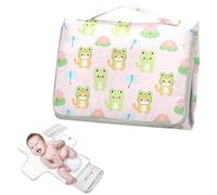 Matelas à langer réutilisable avec poche à mouchoirs, grenouille, chat, grenouille, matelas à langer imperméable des années 90 avec oreiller intégré cambiadores de pa?ales para Bebes