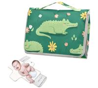 Matelas à langer réutilisable avec poche à mouchoirs Naughty Americas Alligator Matelas à langer portable pour bébé Station de voyage Kit cambiador de pa?ales para Bebes