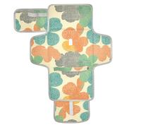 Matelas à langer réutilisable avec poche à mouchoirs pour table à langer, kit de station de voyage, trèfle à quatre feuilles simple