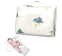 Matelas à langer réutilisable avec poche à mouchoirs style japonais Ukiyo-e grenouille blanc cassé pour nouveau-né fille et garçon cambiador de pa?ales para Bebes