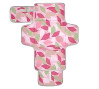 Matelas à langer réutilisable avec poche à mouchoirs, tapis à langer portable léger et pliable, style Henri Pétale de feuilles colorées