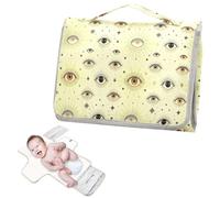 Matelas à langer réutilisable avec poche en tissu Mauvais œil magique bohème sorcière doré pour nouveau-né fille et garçon cambiador de pa?ales para Bebes