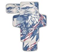 Matelas à langer réutilisable avec poche en tissu pour bébé fille et garçon Motif Buse commune du 4 juillet