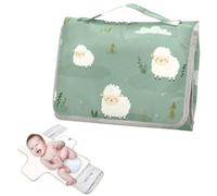 Matelas à langer réutilisable et lavable avec poche en tissu agneau île nuage blanc cassé pour table pour maman, papa, cambiadores de pa ales para Bebes