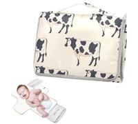 Matelas à langer réutilisable pour bébé avec poche à mouchoirs Illustration vache Ivoire Matelas à langer pour fille et garçon cambiador de pa?ales para Bebes