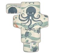 Matelas à langer réutilisable pour bébé avec poche à mouchoirs, matelas à langer imperméable pour bébé, kit de station de voyage