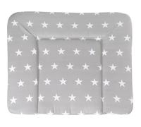 Matelas à langer - ROBA - LITTLE STARS - 85 x 75 cm - Gris étoiles blanches