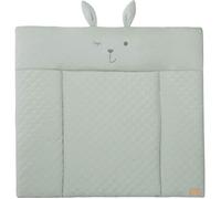 Matelas à langer - ROBA - Visage de lapin - 85 x 75 cm - Vert givré
