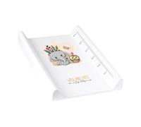 Matelas plan à langer luxe pour bébé 48 5 X 70 cm Blanc Éléphant