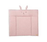 Matelas a langer - - Visage de lapin Lily Rosa - 85 x 75 cm - Rose