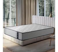 Matelas à mémoire de Forme 100x200 cm Épaisseur +/- 28 cm - Ferme/Mi-Ferme - Accueil progressif et Grande adaptabilité - Mousse HR Haute densité - Toucher Doux - Grande durabilité