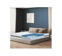 The White Stone Matelas Simple 80x185 Memory Foam orthopédique Hauteur 22 cm Made in Italy