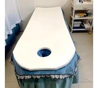 Matelas à mémoire de forme avec trous de ventilation, hypoallergénique et antidérapant pour tables de massage et utilisation en salon