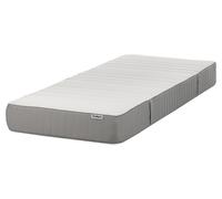Matelas à Mémoire de Forme en Mousse 80 x 200 cm avec Tissu Gris en Polyester Ho