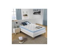 Marckonfort Matelas à mémoire de forme Gel-Active 140x190 cm 25 cm épaisseur