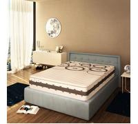 Matelas à Mèmoire de Forme NUIT D'ARGENT 160x190 cm - Epaisseur 20 cm - Confort Equilibré - 2 personnes