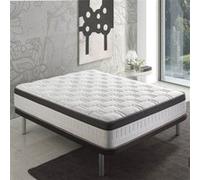 Matelas Supreme 140X190 à mémoire de forme | 27 cm Épaisseur | 4 cm de mousse à mémoire de forme de 65 kg/m3 | Foam AirSistem | Extrêmement durable | Certification ISO 9001®