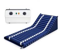 Matelas à pression alternée avec élévation du dos et trou pour toilette | Matelas médical en PVC pour soins aux alités, élévation des jambes et soutien du dos, utilisation quotidienne à domicile.
