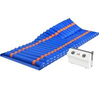 Matelas à Pression d'air Alternée, Coussin d'air Alternatif Anti-Escarres, Matelas à Air Médical-Tourner à Gauche Et à Droite-Prévient Et Traite Les Plaies De Pression, Les Douleurs, Les Ulcères,T04A