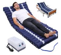 Matelas À Pression D'air Alternée, Surmatelas Gonflable Pour Le Traitement Des Escarres Et Des Plaies De Lit, Avec Pompe Silencieuse, Imperméable Et Facile À Nettoyer, Pour Les Lits D'hôpital Et L'usa