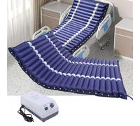 Matelas à Pression d'air, Matelas pneumatique Anti-escarres, Coussin alterné for escarres avec Matelas Gonflable à Cycle de 10 Minutes for Soins de Longue durée, Maison de Retraite(195x130x8cm)