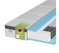 Matelas à ressorts 7 zones de haute qualité | 140 x 200 cm | H2 | 21 cm d'épaisseur | DREAMSTAR Gold