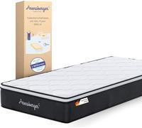 Matelas à ressorts Arensberger EMILIA avec mousse GEL et surmatelas intégré | 90x200 cm hauteur 23cm | degré de fermeté H3/ H4 | Matelas à ressorts ensachés HR