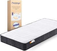 Matelas à ressorts Arensberger LARA - 19cm d'épaisseur - Matelas avec couche de mousse - H2 H3 moyennement ferme - 7 zones - ressorts - confort de couchage 160x200cm