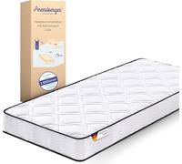 Matelas à ressorts Arensberger LISA - 19cm d'épaisseur - matelas avec couche de mousse - H2 H3 moyennement ferme - 7 zones - ressorts - confort de couchage 160x200cm
