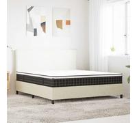 vidaXL Matelas à ressorts Bonnell 160x200 cm Moyen 23 cm 5 zones avec housse