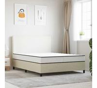 Matelas ressort 140x200 cm accueil ferme soutien moelleux epaisseur 18 cm housse de matelas