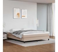 Vidaxl Matelas De Lit À Ressorts Ensachés Cappuccino 160x200x20 Cm