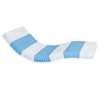 Matelas à ressorts ensachés 160x220 avec 1000 ressorts et 7 zones de confort - Soutien et adaptabilité parfaits - Matelas 160 x 220 cm 24 cm epaisseur - Matelas orthopédique 160/220 - très ferme