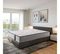 Matelas à Ressorts ensachés 80x190 cm Allegra - Face Hiver/Été - Épaisseur +/- 27 cm - Mousse à mémoire de Forme - Ferme/Mi-Ferme - Excellente indépendance de Couchage - Tissus hypoallergéniques