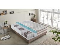 Matelas à ressorts ensachés et gel mémoire 13 zones : 70 x 190 cm