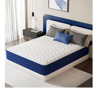 Matelas à ressorts ensachés HOMAVO - 140x190x22cm - Ferme - soutien à 7 zones & Confort pour le dos - OEKO-TEX