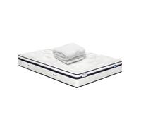 Matelas à ressorts ensachés - SIMMONS - INCOMPARABLE - 160 x 200 cm - Accueil moelleux - Soutien ferme - 29 cm