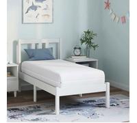 Matelas à ressorts ensachés - vidaXL - 60x120 cm - Blanc - Couche de noix de coco - Mousse confortable