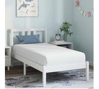 Matelas à ressorts ensachés - vidaXL - 80x160 cm - Blanc - Ressorts ensachés - Couche de coco - Mousse de confort