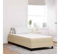 Matelas à ressorts ensachés vidaXL Vert clair Gris Medium 100x200x20 cm Tissu