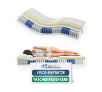 Matelas à ressorts ensachés Visco mousse viscose 90x200 140x200 160x200 180x2...