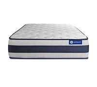 Matelas Actiflex Ergo 90 x 200 cm Ressorts ensachés et mémoire de Forme - Epaisseur : 24 cm - Confort : Ferme - 5 Zones de Confort