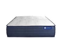 ACTISOM Matelas 90x190 Ressorts ensachés et Mémoire de forme 5 zones de confort