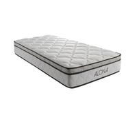 Matelas - Alona - 70x190 - Ressorts Memoire de Forme - Accueil Moelleux - Soutien Ferme - 5 Zones de Confort