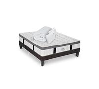 Matelas Altesse Mousse Haute densité Accueil Mémoire de forme+ sommier + accessoires - 140 x 200 cm