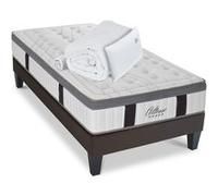Matelas Altesse Mousse Haute densité Accueil Mémoire de forme+ sommier + accessoires - 90 x200 cm