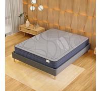 Matelas Alycone - Mousse Charbon Actif & mémoire de forme-Absorption d'Humidité & Propriétés Antibactériennes- Hygiène & Longévité Assurée pour un Sommeil Sain-SANITIZED (180 x 200 cm)-Épaisseur 22cm